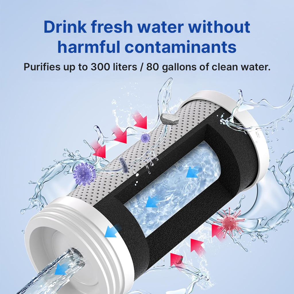 The CleanDrop™ Faucet Water Filter